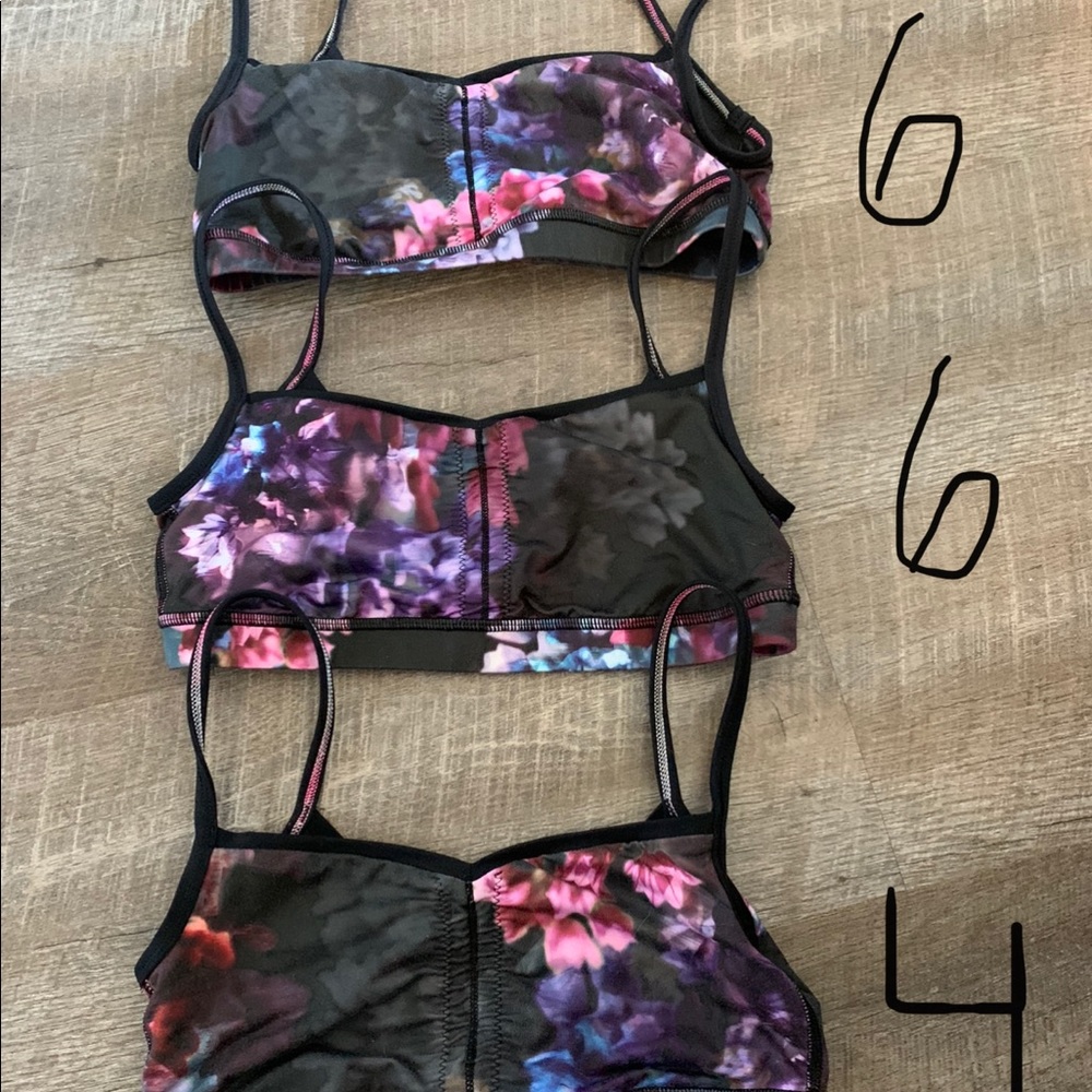 LuluLemon Floral Pirouette Sports Bra - Picture 15 of 16